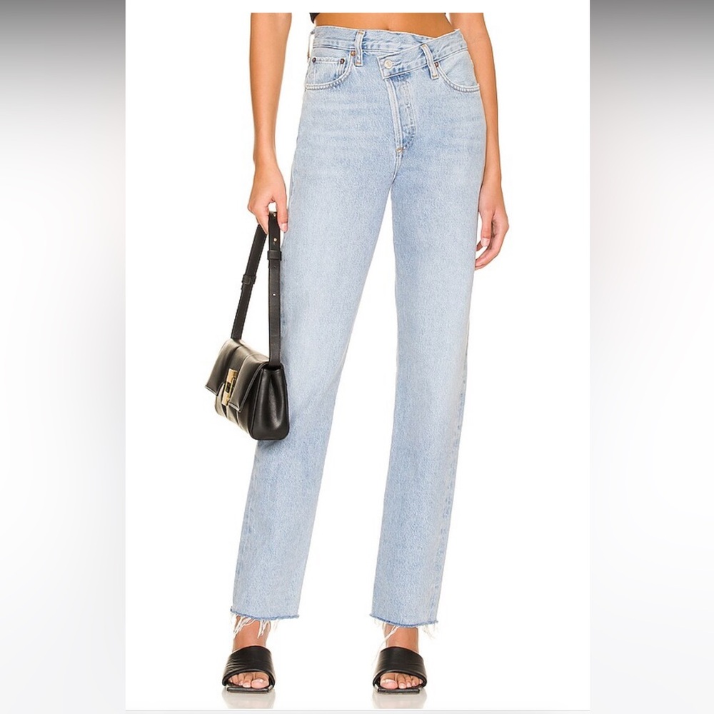 Agolde criss cross straight Jean